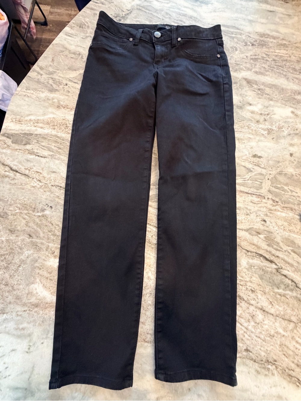1822 Denim Black Stretch Straight Leg Jeans Women’s Size 10